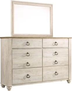 Signature Design By Ashley® Willowton 3pc Whitewash King Panel Bedroom Set P33488354 9 Signature Design By Ashley® Willowton 3pc Whitewash King Panel Bedroom Set P33488354 -Furniture Store cda44388 f0bd 4828 8788 dbec02d4e478