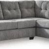 Signature Design By Ashley® Marelton 2-Piece Gray Left-Arm Facing Sleeper Sectional With Chaise -Furniture Store ce28e6af 757f 4d74 a8fe 714ece1704ca