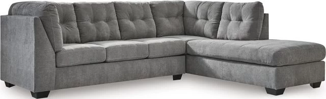 Signature Design By Ashley® Marelton 2-Piece Gray Left-Arm Facing Sleeper Sectional With Chaise 3 Signature Design By Ashley® Marelton 2-Piece Gray Left-Arm Facing Sleeper Sectional With Chaise