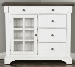 Sunny Designs™ Carriage House European Cottage/Charcoal Gray Server