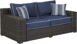 Signature Design By Ashley® Grasson Lane 4-Piece Brown/Blue Outdoor Seating Set 8 Signature Design By Ashley® Grasson Lane 4-Piece Brown/Blue Outdoor Seating Set -Furniture Store ce9d6bd8 3444 40ef bdd1 4401bcc9e279