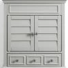Crosley Furniture® Lydia Gray Wall Cabinet -Furniture Store cf06aa62 ade1 41aa 914b 0ab686e42113