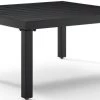 Crosley Furniture® Piermont Matte Black Outdoor Sectional Coffee Table