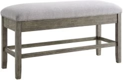 Steve Silver Co. Grayson Driftwood Storage Counter Bench