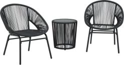 Signature Design By Ashley® Mandarin Cape 3-Piece Grey Outdoor Seating Set