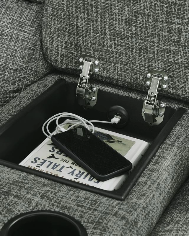 Signature Design By Ashley® Goalie 6-Piece Pewter Reclining Sectional 5 Signature Design By Ashley® Goalie 6-Piece Pewter Reclining Sectional - Image 3