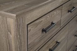 Signature Design By Ashley® Zelen Warm Gray Dresser And Mirror -Furniture Store d3012c0b 7cdb 4b29 83a1 4d7774f93670