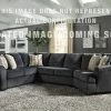 Signature Design By Ashley® By Ashley Eltmann 3-Piece Slate Left Arm Chaise Sectional -Furniture Store d40a858e 56b9 4b68 b515 1f3001d1fc82