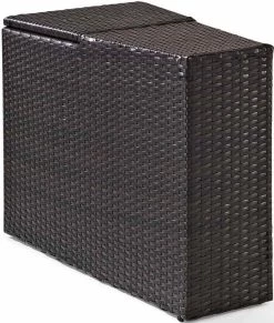 Crosley FurnitureĀ® Catalina Brown Outdoor Arm Table