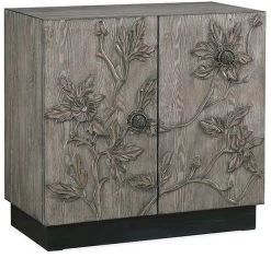 Coast2Coast Home™ Roxanne Rosalie Textured Light Brown Storage Cabinet