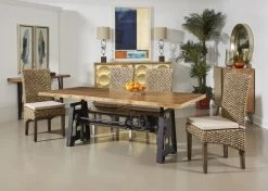 Coast2Coast Home™ Sunny Del Sol Brown Adjustable Height Dining Table -Furniture Store d73ff91d bd00 43d1 8899 cb0501bf4ad3