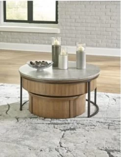 Signature Design By Ashley® Fridley 2-Piece Natural Nesting Coffee Table Set -Furniture Store d9a334d4 a4a6 4d96 ba0d d448dc6d1943