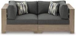 Signature Design By Ashley® Citrine Park 2-Piece Brown/Charcoal Outdoor Sectional