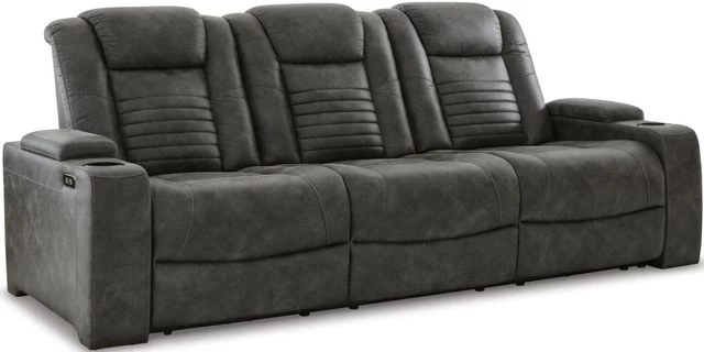 Signature Design By Ashley® Soundcheck Storm Power Reclining Sofa 3 Signature Design By Ashley® Soundcheck Storm Power Reclining Sofa