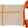 Surya Fleck Burnt Orange/Camel 50"x60" Throw Blanket