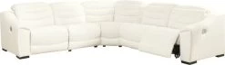 Signature Design By Ashley® Next-Gen Gaucho 5-Piece Chalk Power Reclining Sectional With Armless Chairs