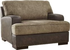 Signature Design By Ashley® Alesbury Chocolate Oversized Chair