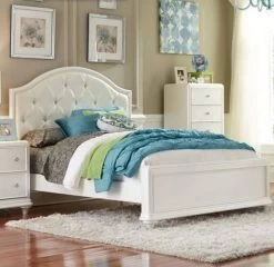Liberty Stardust Iridescent White Twin Panel Youth Bed -Furniture Store dd186661 1784 4fd0 940e c9abb9b1695d