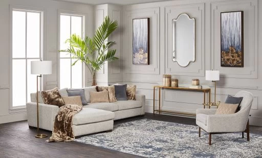 Surya Innu Camel 50"x60" Throw Blanket 6 Surya Innu Camel 50"x60" Throw Blanket - Image 4