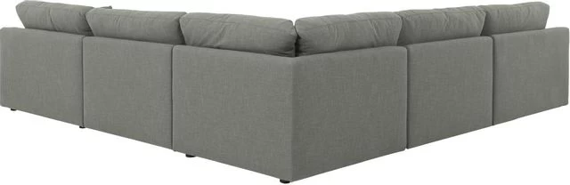 Benchcraft® Elyza 5-Piece Smoke Right-Arm Facing Sectional With Chaise 4 Benchcraft® Elyza 5-Piece Smoke Right-Arm Facing Sectional With Chaise - Image 2