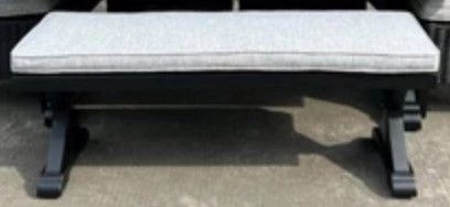 Signature Design By Ashley® Beachcroft Black/Light Gray Outdoor Bench 3 Signature Design By Ashley® Beachcroft Black/Light Gray Outdoor Bench