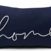 Signature Design By Ashley® Velvetley Navy/White Pillows