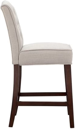 Olliix By Madison Park Tan Marian Tufted Counter Stool -Furniture Store e1baabda 764d 4801 9816 16534af5e97f