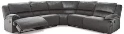 Signature Design By Ashley® Clonmel 5-Piece Charcoal Reclining Sectional