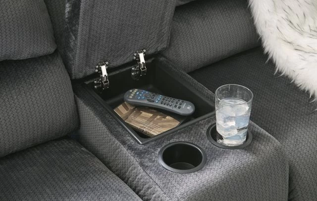 Signature Design By Ashley® Clonmel 6-Piece Charcoal Power Reclining Sectional 4 Signature Design By Ashley® Clonmel 6-Piece Charcoal Power Reclining Sectional - Image 2