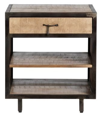 Crestview Collection Campbell Black/Brown End Table 4 Crestview Collection Campbell Black/Brown End Table - Image 2