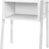 Monarch Specialties Accent Table, Side, End, Nightstand, Lamp, Living Room, Bedroom, Metal, Laminate, White, Contemporary, Modern -Furniture Store e45a4b17 3eed 43a7 8ce9 a396559430eb
