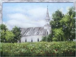 Crestview Collection Morning Service Multi-Color Wall Art