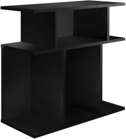 Monarch Specialties Accent Table, Side, End, Nightstand, Lamp, Living Room, Bedroom, Laminate, Black, Contemporary, Modern
