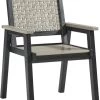 Signature Design By Ashley® Mount Valley Driftwood/Black Outdoor Arm Chair