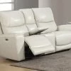 Steve Silver Co. Laurel Ivory Leather Power Reclining Console Loveseat -Furniture Store e6224b6a 1956 44b8 9763 dfa4f209a49e