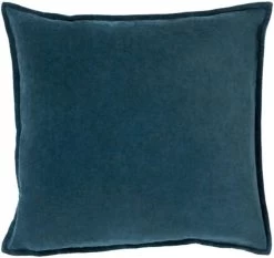 Surya Cotton Velvet Teal 18"x18" Pillow Shell