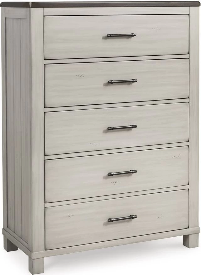 Signature Design By Ashley® Darborn Gray/Brown Chest Of Drawers 3 Signature Design By Ashley® Darborn Gray/Brown Chest Of Drawers