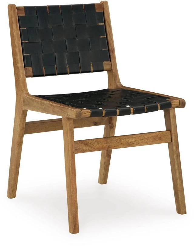 Signature Design By Ashley® Fortmaine Black/Brown Dining Side Chair 3 Signature Design By Ashley® Fortmaine Black/Brown Dining Side Chair
