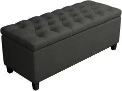 CoasterĀ® Samir Charcoal Storage Bench