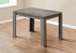 Monarch Specialties Dining Table, 48" Rectangular, Small, Kitchen, Dining Room, Laminate, Brown, Contemporary, Modern -Furniture Store e9bffafa 9a95 47c9 91a8 8586838b4572