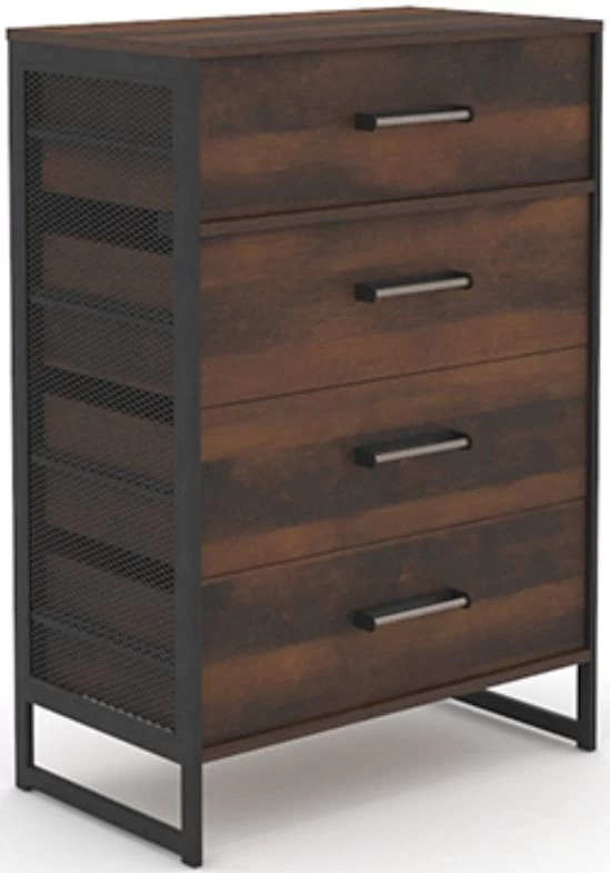 Sauder® Briarbrook® Barrel Oak® 4-Drawer Dresser 3 Sauder® Briarbrook® Barrel Oak® 4-Drawer Dresser