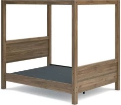 Signature Design By Ashley® Aprilyn Honey Queen Canopy Bed -Furniture Store eb3c5fa5 3c0e 461b 9495 ab4df9e6a8a7