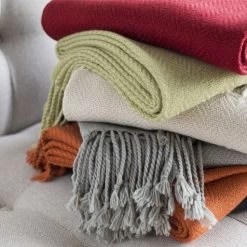 Surya Turner Medium Gray 50"x60" Throw Blanket -Furniture Store eb901408 be2a 411e aa9e 8f23f8108351