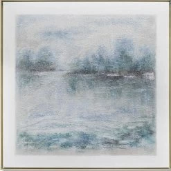 Crestview Collection Henley Blue/Gray/White Wall Art