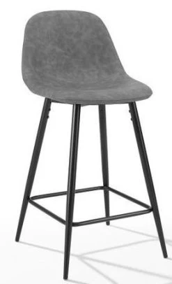 Crosley Furniture® Weston 2-Piece Distressed Gray Counter Stool Set -Furniture Store ecc0b8bd 2866 4c2d 9d1c 445991e57ef8