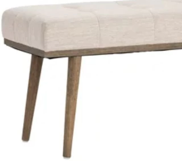 Crestview Collection Conway Beige/Brown Bench 4 Crestview Collection Conway Beige/Brown Bench - Image 2