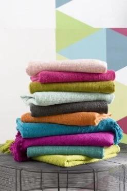 Surya Thelma Lime 50"x60" Throw Blanket -Furniture Store ee2bc092 ddc1 4d11 8624 0ee9778a8732