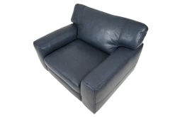 Soft Line Blue Leather Chair -Furniture Store eef4e40c c98b 4a5b 9321 8ef5420c49bc