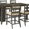 Signature Design By Ashley® Rokane 5-Piece Light Brown Counter Table Set P82406522 -Furniture Store ef1be806 73cf 4efb 82f9 bdcbc2f83a98