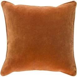 Surya Safflower Burnt Orange 22"x22" Pillow Shell